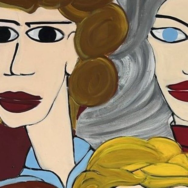 Particolare di un dipinto di Maria Gabriella Ranno